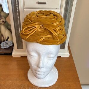 Elegant Mustard Yellow Women's Hat